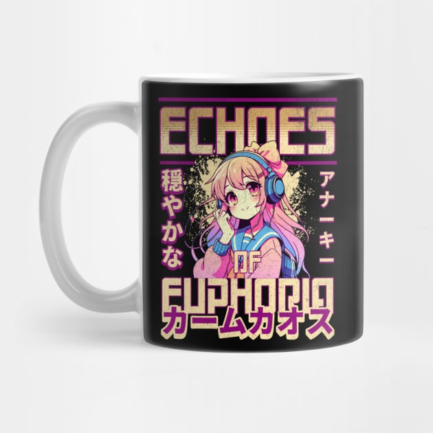 Anime Girl - Echoes of Euphoria - Streetwear x Anime by Designed By Marty